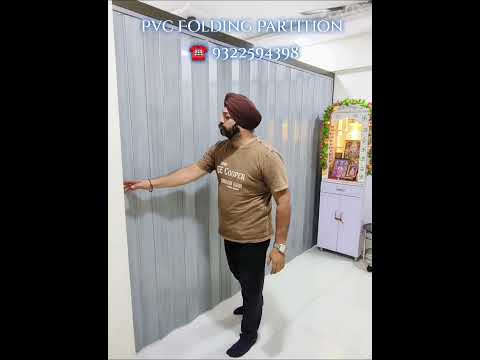 PVC FOLDING DOOR FITS IN GIVEN SLOT SO THEIR IS NO NEED TO PROVIDE EXTRA PROVISION