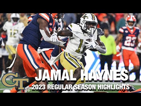 Jamal Haynes 2023 Regular Season Highlights | Georgia Tech RB - BVM Sports