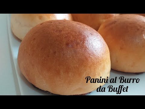 Panini al Burro da Buffet Senza glutine. Favolosi!
Con Mix Brioche Royaline