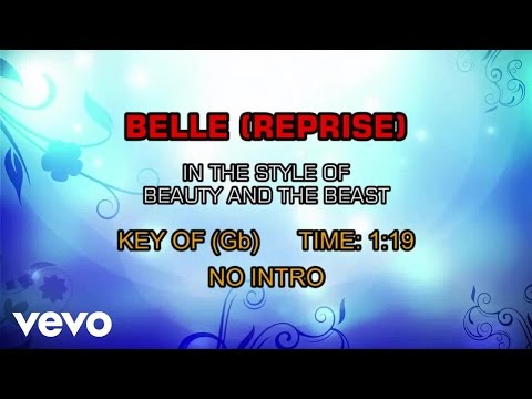 Ensemble - Beauty and the Beast - Belle (Reprise) (Karaoke) - UCQHthJbbEt6osR39NsST13g