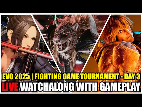 EVO 2025 DAY 3 – GRAND FINAL FULL WATCHALONG & LIVE COMMENTARY WITH GAMEPLAY FOOTAGE