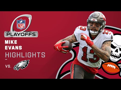 Every Mike Evans catch vs. Eagles | Super Wild Card Weekend video clip