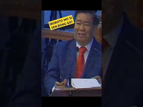 IBOBOTO MO BA SI SEN. BONG GO? #election2025 #senatorialrace