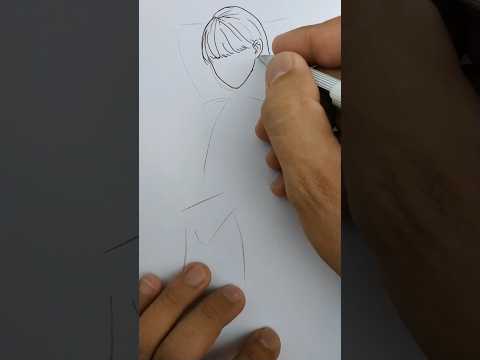 how pro drawing anime girl #draw #drawing #anime #manga #letsdraw #drawinggirl #drawinganime