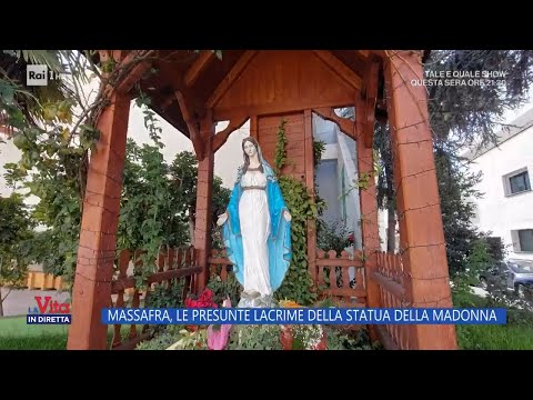 Massafra, le presunte lacrime della statua della Madonna - La Vita in diretta - 03/11/2023