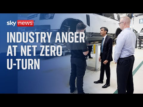 Net zero: Industry anger at Rishi Sunak's climate U-turn