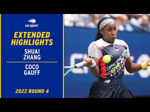 Shuai Zhang vs. Coco Gauff  Extended Highlights | 2022 US Open Round 4