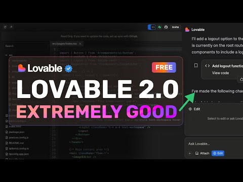 Lovable 2.0 : I CAN'T BELIEVE THIS! This MIGHT BE THE BEST AI Coder YET!