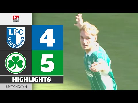 Nine-Goal Thriller! | 1. FC MAGDEBURG - GREUTHER FÜRTH | Highlights | Matchday 4 - Bundesliga 2 2025