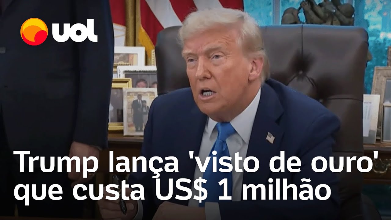 Gold Card Trump assina ordem que cria visto de ouro para residência no valor de US$ 1 milhão