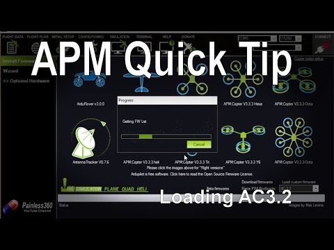 APM Quick Tip: Loading AC3.2 using Mission Planner - UCp1vASX-fg959vRc1xowqpw