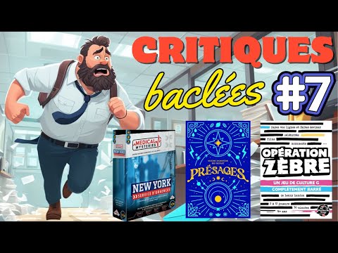 Critiques Bâclées #7 : Notre avis en moins de 2 minutes par jeu : Présages, Link City ...