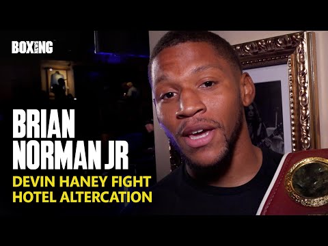 Brian Norman Jr Promises Devastating Haney KO After Hotel Altercation