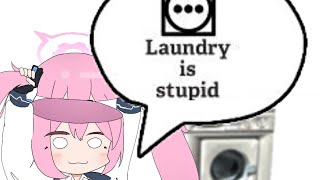 Koyuki tells you laundry thing (Blue Archive)