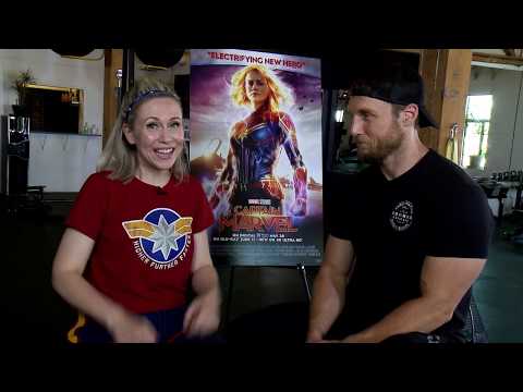 Captain Marvel workout with Jason Walsh and Ashley Eckstein from Her Universe | Hot Topic - UCTEq5A8x1dZwt5SEYEN58Uw