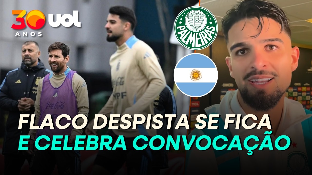 FLACO LÓPEZ SE DESPEDIU DO PALMEIRAS? 'NÃO TEM NADA CERTO'; ATACANTE CELEBRA CONVOCAÇÃO DA ARGENTINA