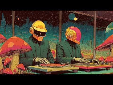 Daft Punk Digital Grooves 1982 🍄🤖 | Chillwave, Synthwave, Retro Funk, Nu Disco, Electronic Playlist