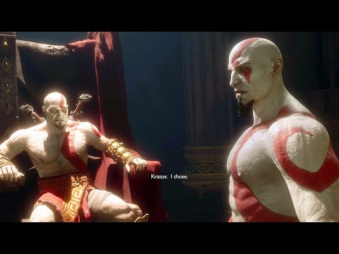 Young Kratos Meets Evil Kratos Scene - God Of War Ragnarok Valhalla DLC