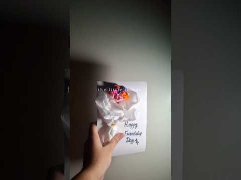 DIY friendshipday card|Nusaibah'sWorld|#cute #creativeclayideas #artandcraft #clayart #clay #craft