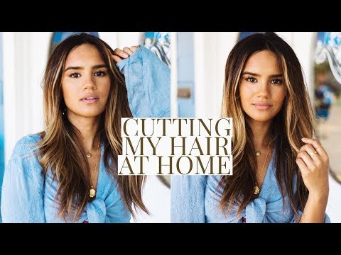 DIY HAIRCUT WITH LAYERS! CUTTING MY OWN HAIR | DACEY CASH