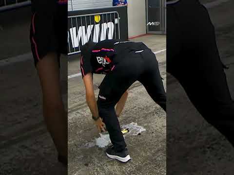 Bez throws the bottle from the podium and breaks 🫠 | 2025 Austrian GP