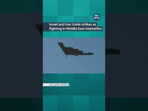 Israel and Iran trade strikes as fighting in the Middle East intensifies | ITV News