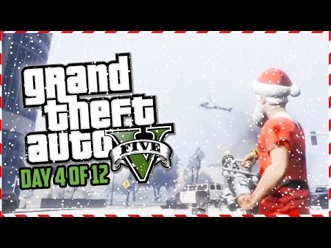 GTA 5 Funny Moments - Grinch Military Base Heist Attack!!! (Day 4 of 12) (GTA 5 Christmas Special) - UC2wKfjlioOCLP4xQMOWNcgg