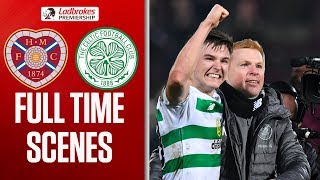 Celtic Celebrate Last-Gasp Winner! | Hearts v Celtic Full Time Scenes | Ladbrokes Premiership