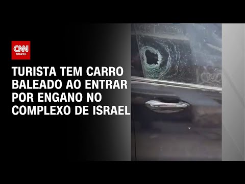 ​Turista tem carro baleado ao entrar por engano no Complexo de Israel | CNN PRIME TIME