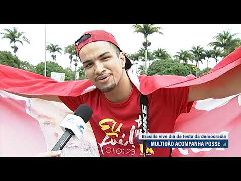 Brasília recebe milhares de pessoas para a posse presidencial Brasília recebe milhares de pessoas para a posse presidencial