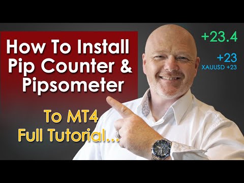 How to Download and Install the Free PIP Counter Indicator MT4 - The Pipsometer and Pip Counter