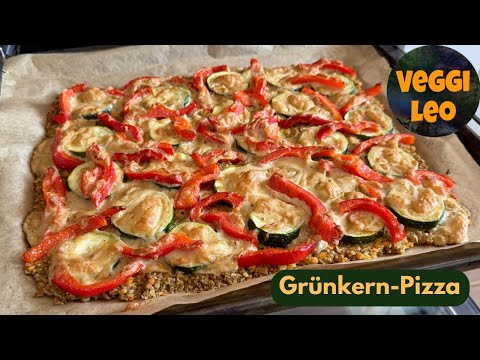 Grünkernpizza mit vergessenem Hefeschmelz | veganer Käse