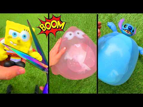 Inflating Famous Toys Until They Pop!💥 (Satisfying)