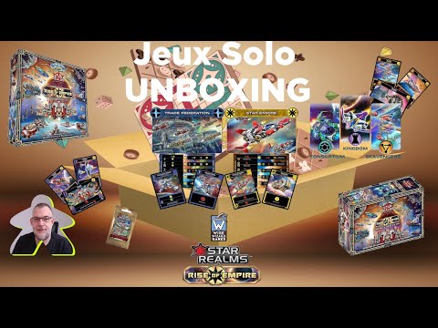 Unboxing - Star Realms - Rise of Empire | White wizard Games | jeu de société
