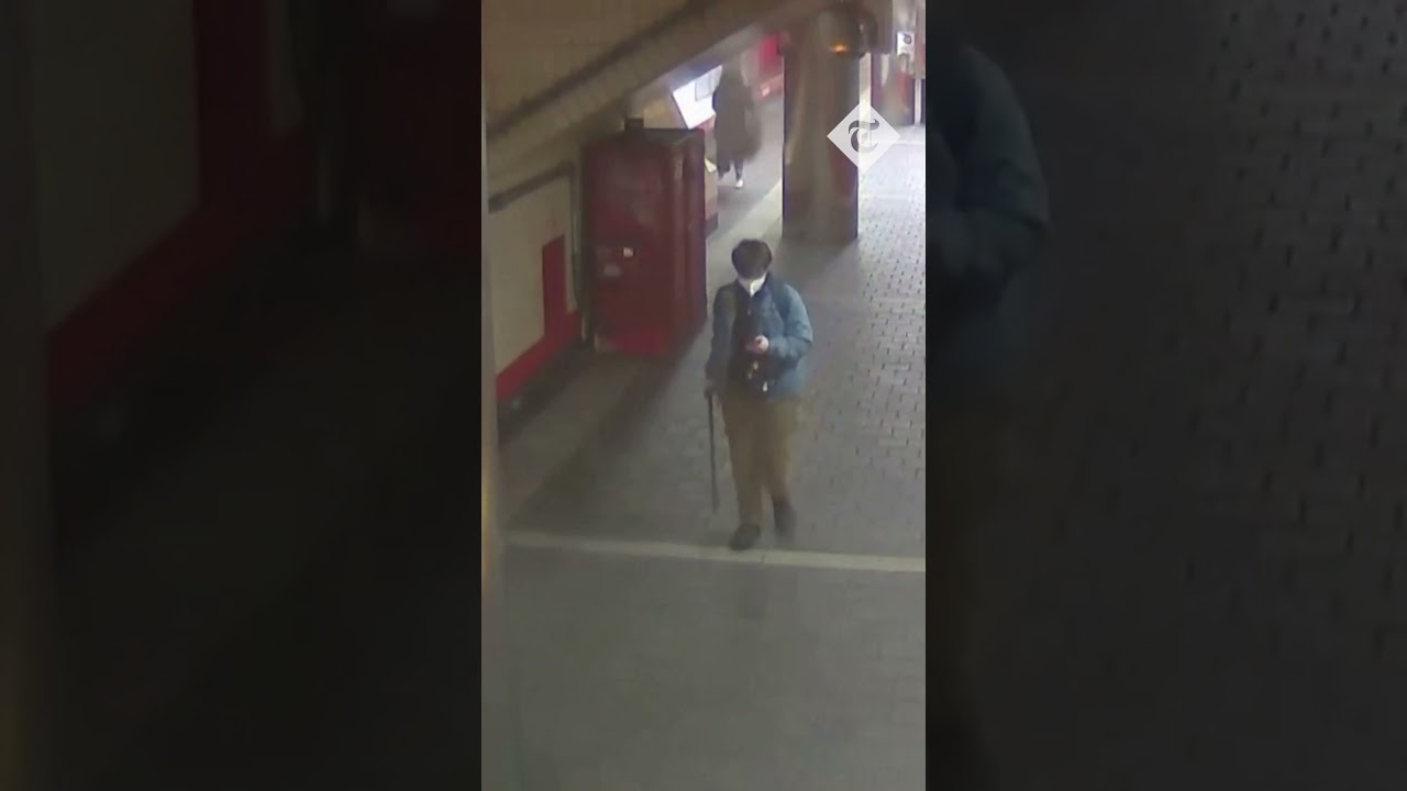 Falling ceiling tile nearly crushes women at a Boston train station