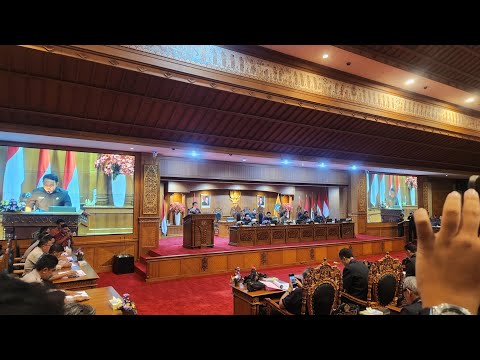 Video thumbnail Rapat Paripurna DPRD Badung  Penanggungjawaban Pelaksanaan APBD 2024