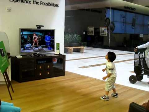 Kid playing Dance Central Disturbia on Hard