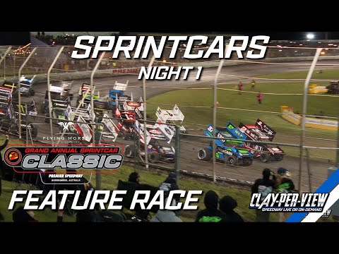 Sprintcars | Grand Annual Sprintcar Classic (Night 1) - Warrnambool - 19th Jan 2024 | Clay-Per-View - dirt track racing video image