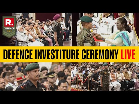 Gallantry Awards LIVE: President Murmu Present Gallantry Awards At Defence Investiture Ceremony