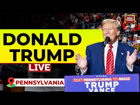 LIVE | Donald Trump Holds Rally In Latrobe, Pennsylvania | Trump Vs Harris  | US Election LIVE |