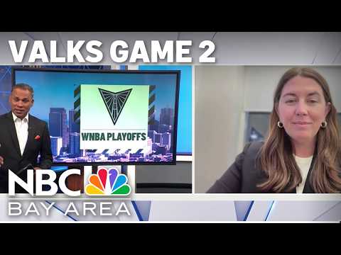 The Valkyries kick off their playoff run with a blow out at Chase Center