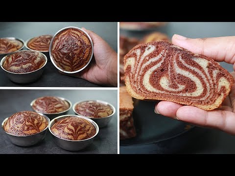 Zebra Cake In Katori | Eggless & Without Oven | Yummy