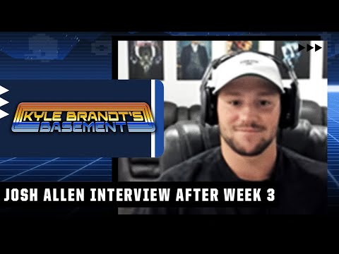 Josh Allen's interview on Kyle Brandt's Basement after the Bills' Week 3 loss vs. the Dolphins