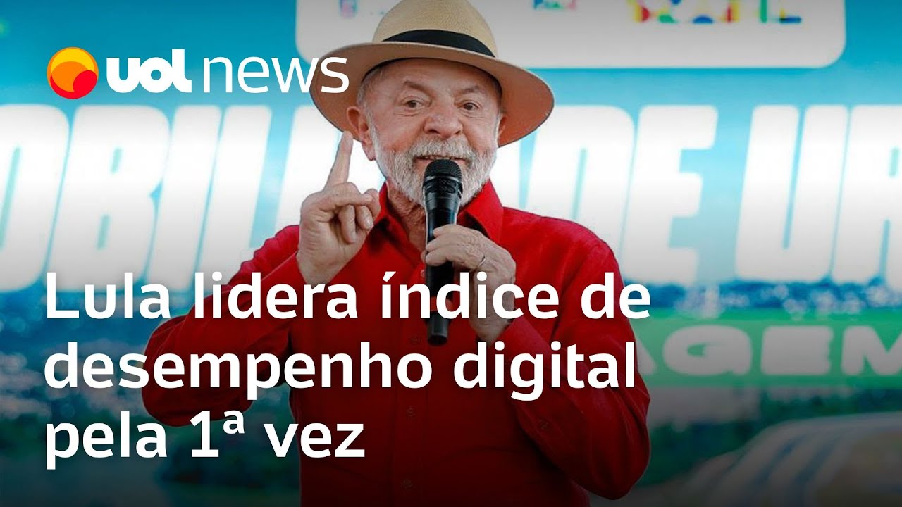 Lula lidera índice de desempenho digital pela 1ª vez enquanto Michelle Bolsonaro despenca