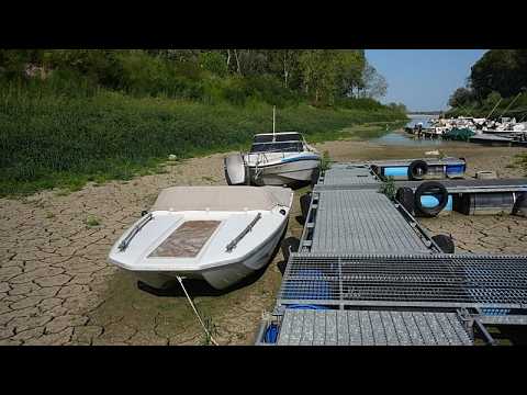 Italy’s Po river runs low as drought threatens farms and water supplies