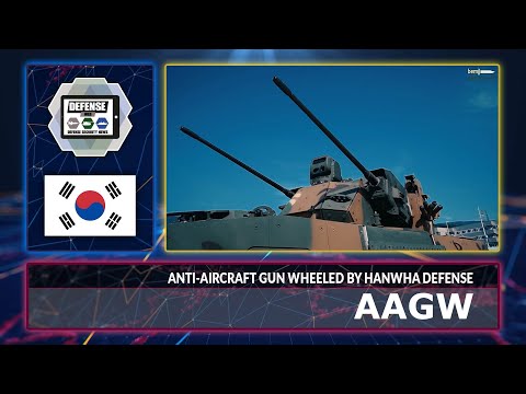 South Korea KW2 30mm AAGW Anti Aircraft Gun Wheeled Vehicle System technical review
