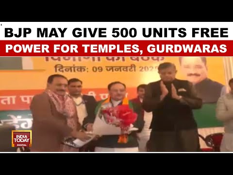 Delhi Election: BJP To Announce Free Electricity In Delhi, Up To 300 Units For Residents