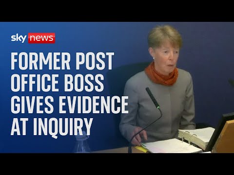 Post Office Inquiry: Former Post Office boss Paula Vennells gives evidence