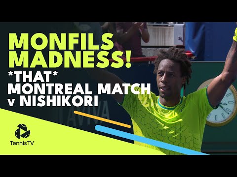 *THOSE* Match Point Saves! Gael Monfils vs Kei Nishikori Extended Highlights | Montreal 2017