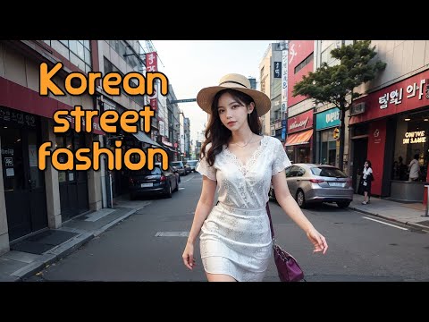 [AI Journey] Korean street fashion / 韓国のストリートファッション   #AIJourney #Korean #Street #Fashion